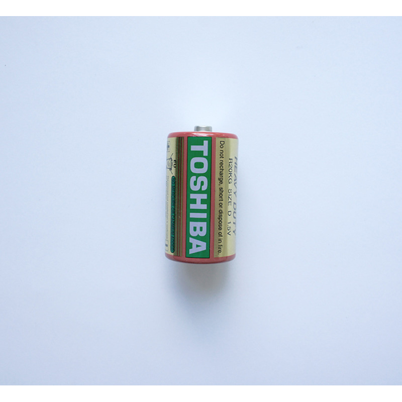 Обикновена батерия TOSHIBA 1,5V D (R20)