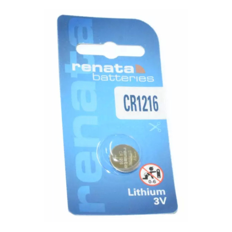 Литиева плоска батерия RENATA, 3VDC, CR1216, 5034LC