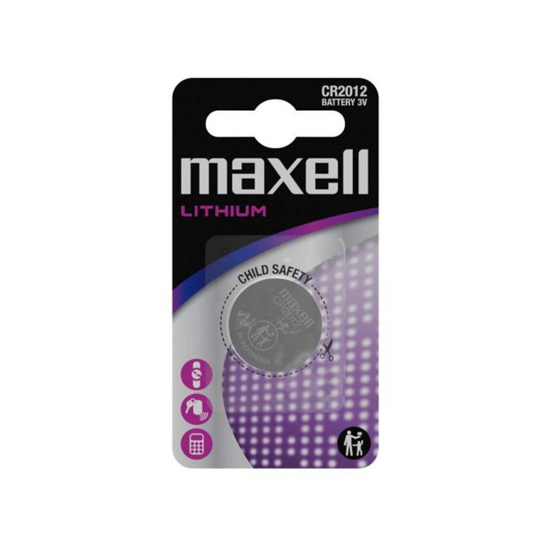 Литиева, плоска батерия MAXELL, 3VDC, CR2012, DL2012