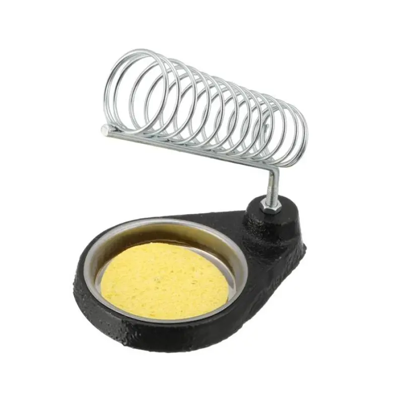 Метална стойка за поялник, универсална, пружина