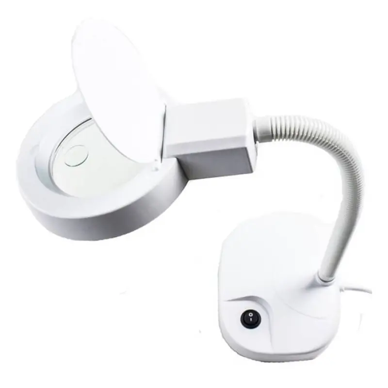 Лупа настолна ZD-122 с LED лампа/подсветка 3x/8x 220V