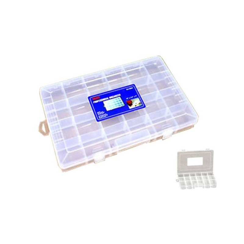 Кутия за резервни части 18 отделения 225x110x35mm