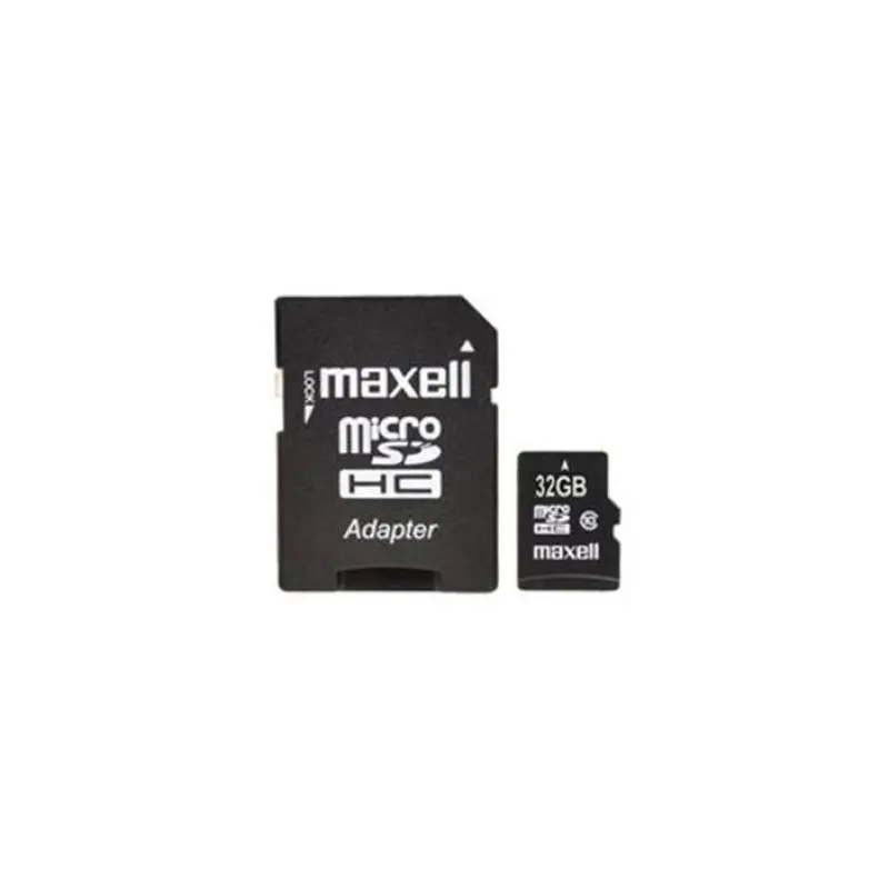 MicroSDHC, карта памет MAXELL, клас 10, адаптер, 32GB