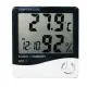 Настолен часовник HTC-1, термометър, влагомер, календар, вътрешно ползване, -10&deg;C до 50&deg;C, 10% до 90%