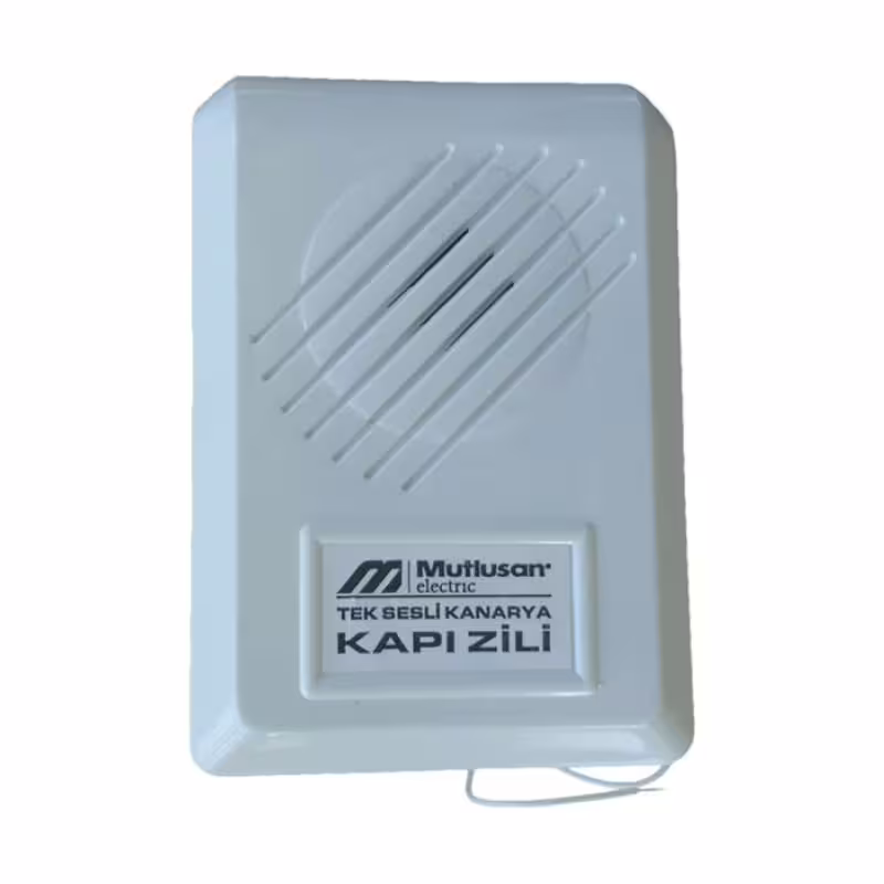 Звънец канарче, електрически, бял, 8V, 12V