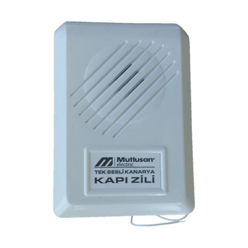 Звънец канарче, електрически, бял, 8V, 12V