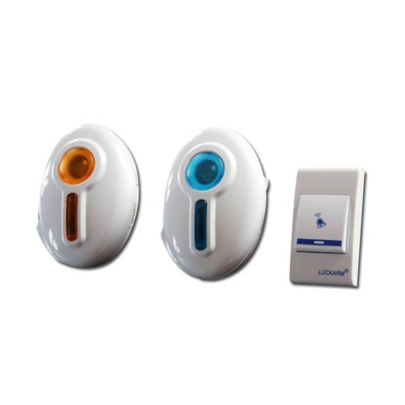 Безжични 2 звънеца, бутон, 38 музикални тона, 220VAC