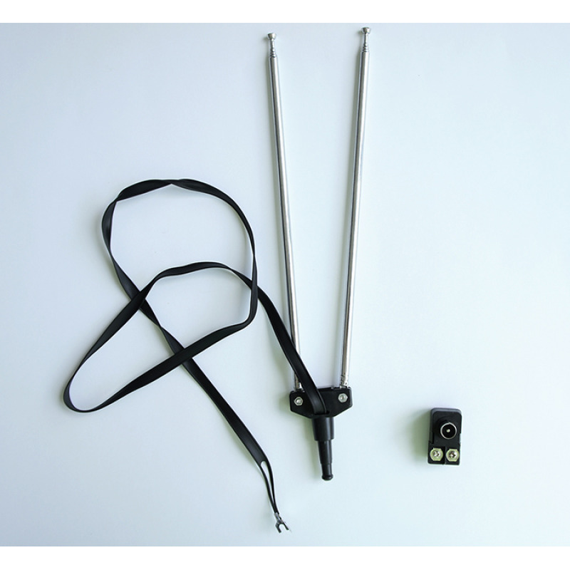 Телескопична стайна антена, ъглова букса, VHF, UHF