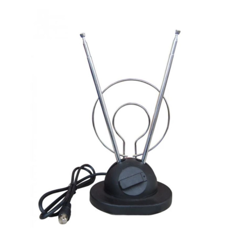 Телескопична стайна антена, права букса, поставка, VHF, UHF