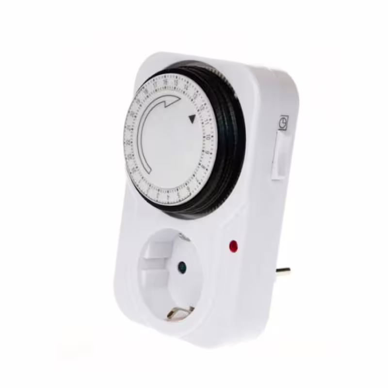 Мрежови механичен таймер, реле за време, дневен, 220V, 16A, 3500W