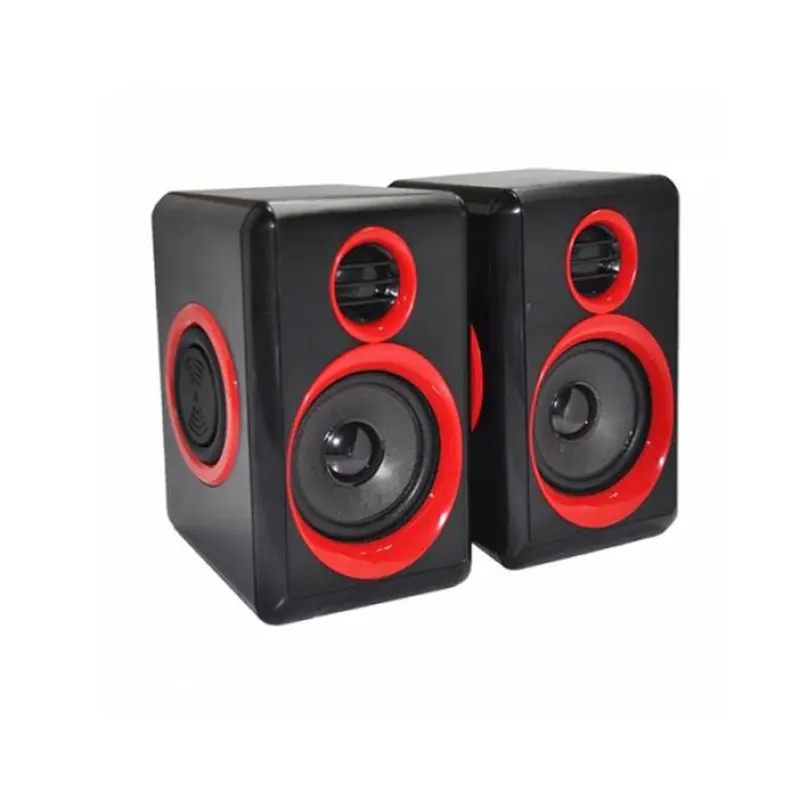 Компютърни тонколони FT-165 червено/черни 2x5W