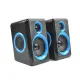 Компютърни тонколони FT-165 синьо/черни 2x5W
