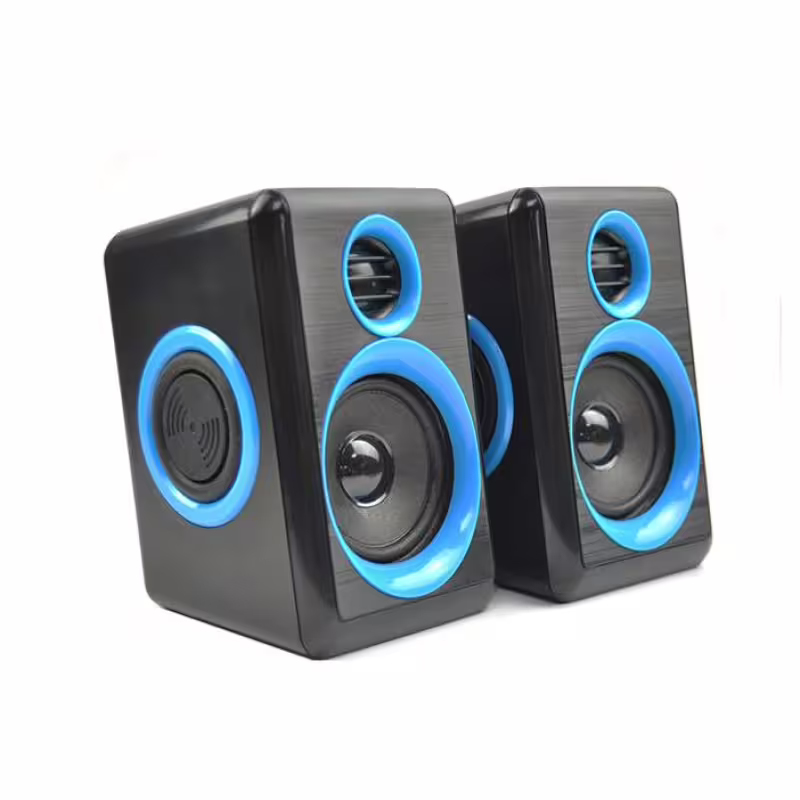 Компютърни тонколони FT-165 синьо/черни 2x5W