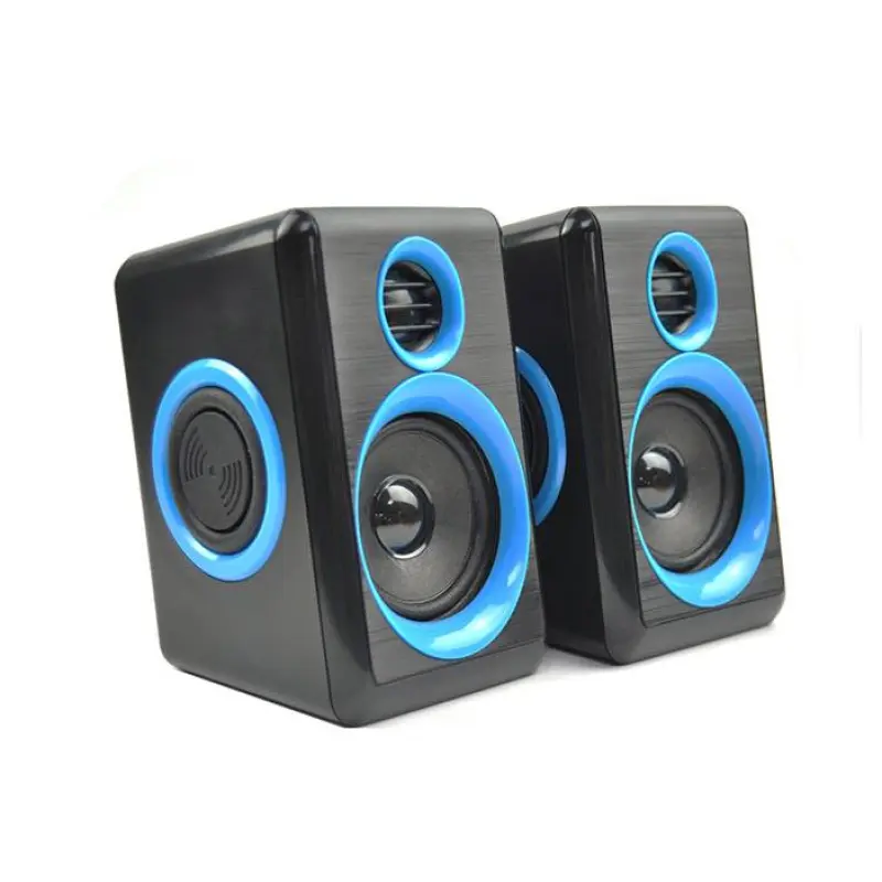 Компютърни тонколони FT-165 синьо/черни 2x5W