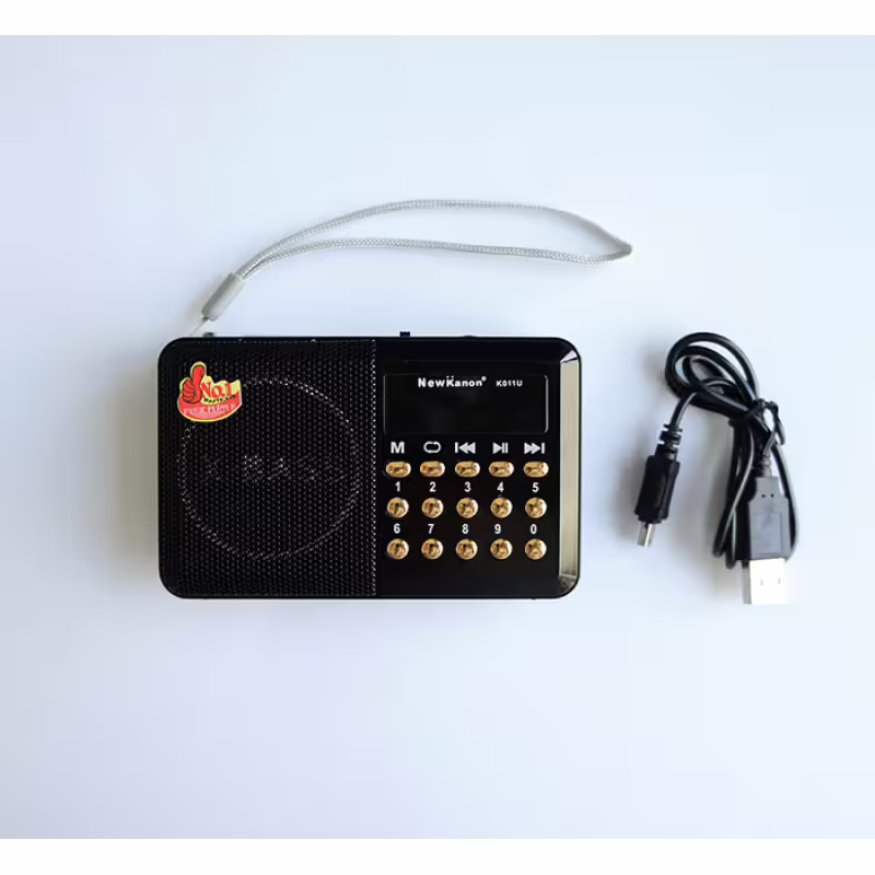 Преносима колонка радио с LCD дисплей и Li-ion батерия MP3