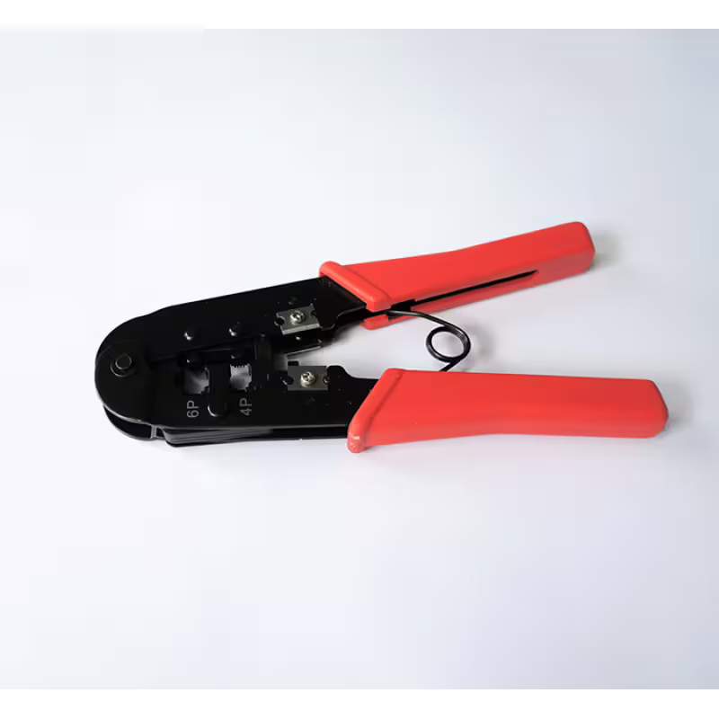 Клещи за кримпване RJ11 на телефонен кабел 4pin/6pin