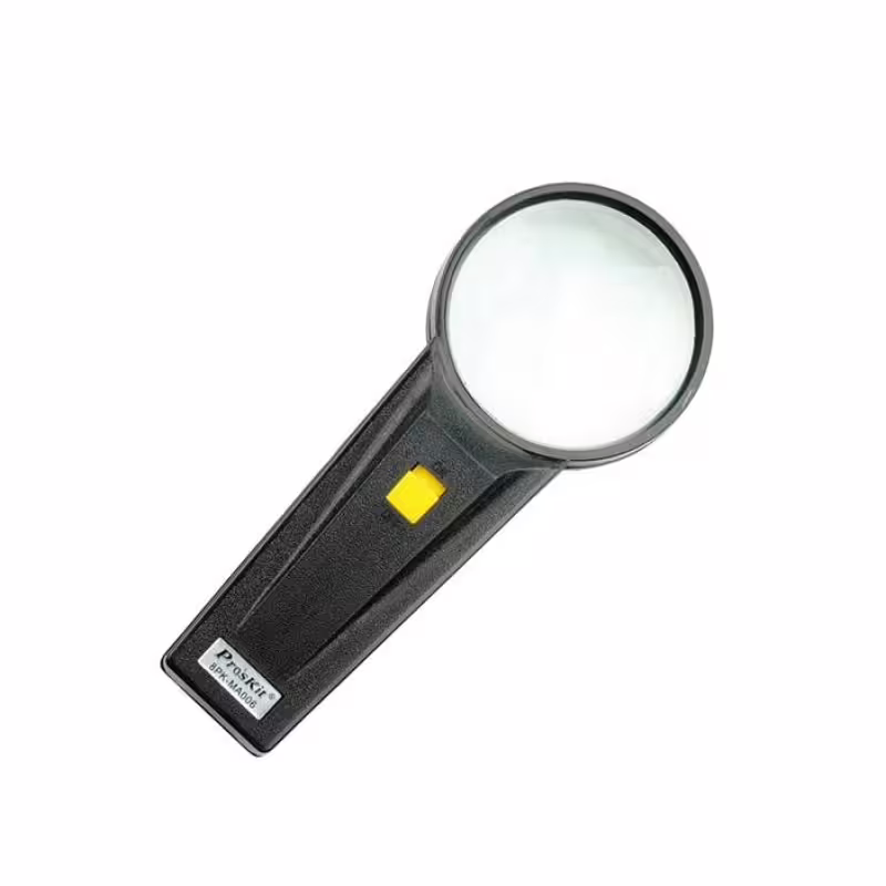 Лупа 8PK-MA006, ръчна с лампа, 4x, Ф70х160mm