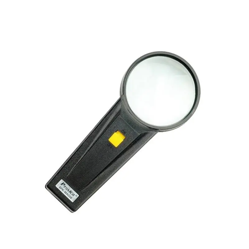 Лупа 8PK-MA006, ръчна с лампа, 4x, Ф70х160mm