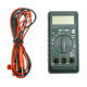 Мултицет DT-182, малък, със зумер, VAC, VDC, ADC, OHM