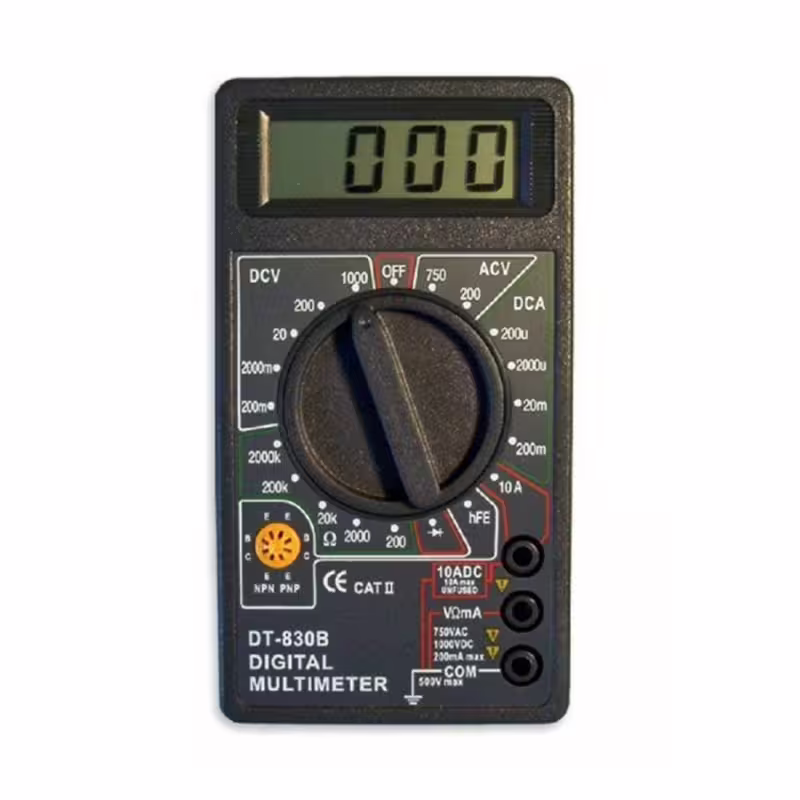 Мултицет DT-830B, VAC, VDC, ADC, OHM