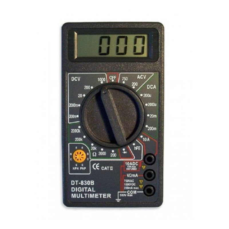 Мултицет DT-830B, VAC, VDC, ADC, OHM