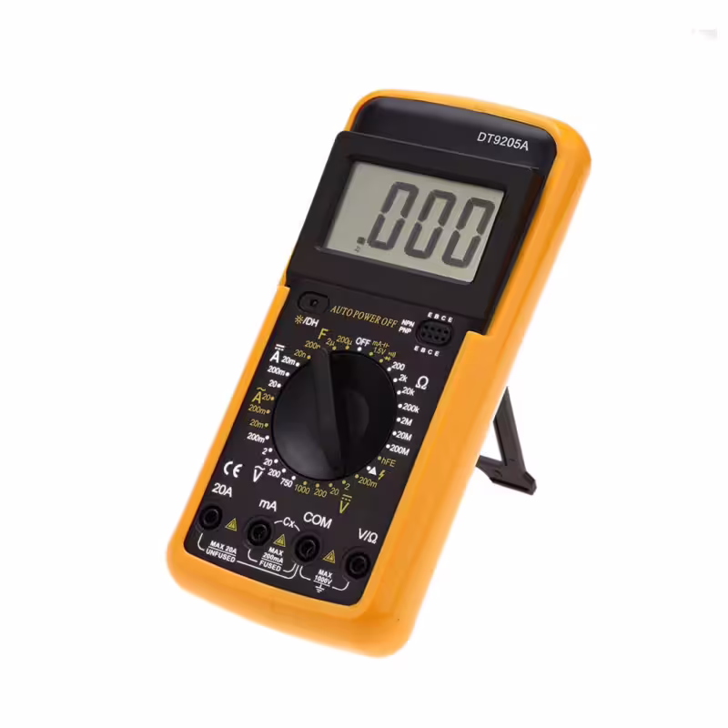 Мултицет DT-9205A, зумер, VAC, VDC, AAC, ADC, OHM, F
