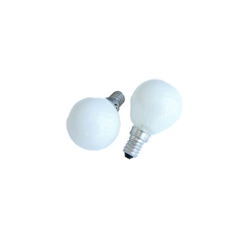 Лампа сфера, мини, бяла, цокъл E14, 220V, 25W