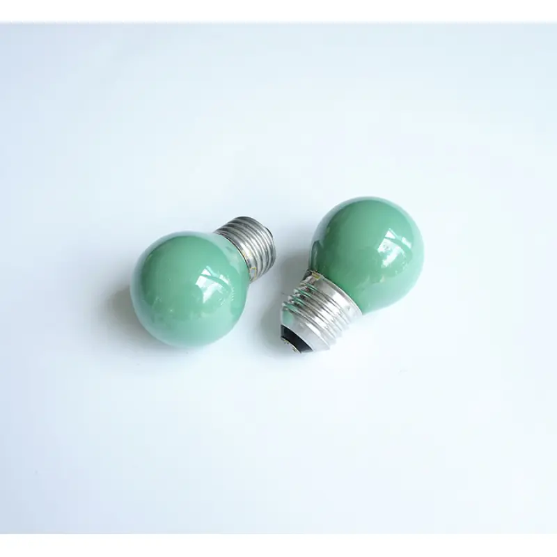 Лампа сфера мини зелена с цокъл E27 220V 25W