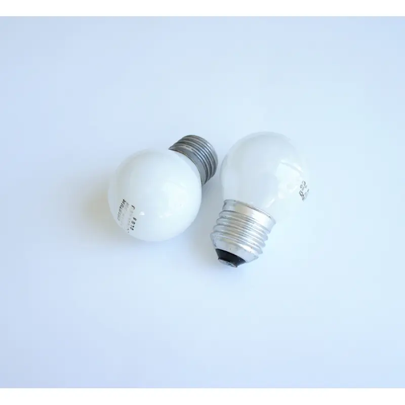 Лампа сфера мини бяла с цокъл E27 220V 25W/40W