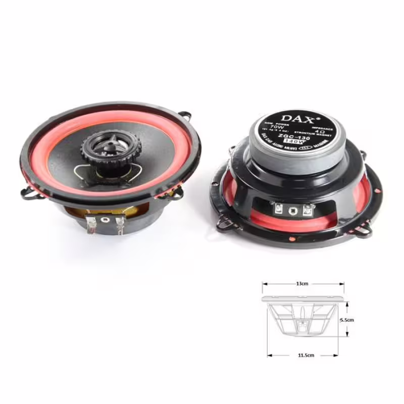 Автомобилни говорители ZGC-130, двулентови, 140W, 5", к-т