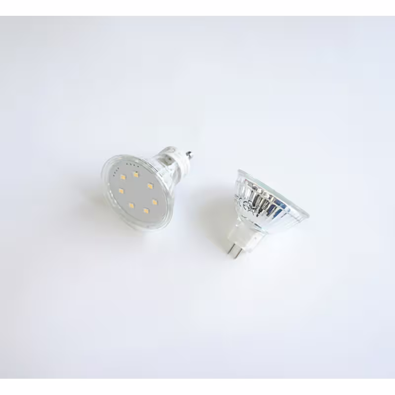 Лампа луничка LED енергоспестяваща тип JCDR с цокъл Gx5,3 220V 3W