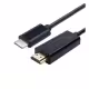 Кабел за телефон към телевизор, компютър, HDMI(м), TYPE-C(м), 2m