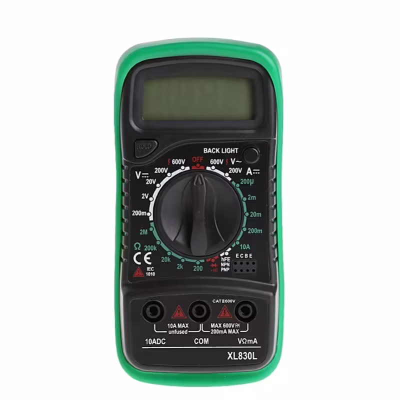 Мултицет XL830L, със зумер, VAC, VDC, ADC, OHM