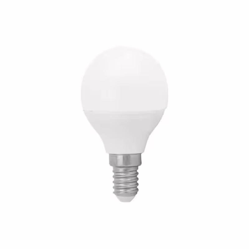 Лампа сфера мини, LED, клас G, цокъл E14, 220V, 6W, 4000K