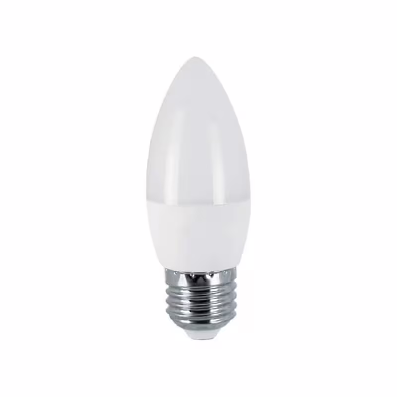Лампа свещ, LED, клас G, цокъл E27, 220V, 6W, 4000K