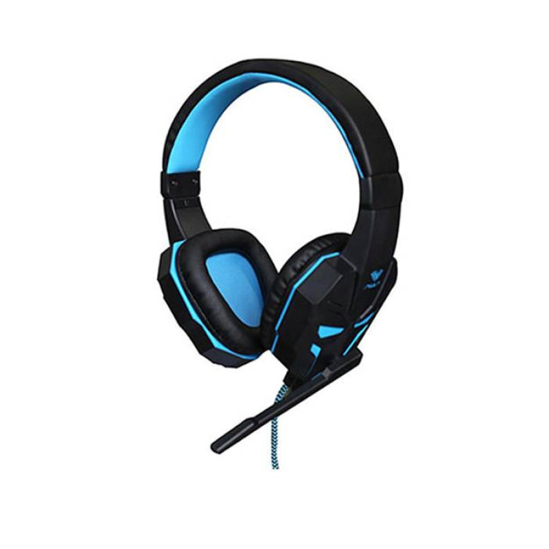 Слушалки геймърски AULA PRIME, стерео, кожени, с микрофон, 113dB, USB