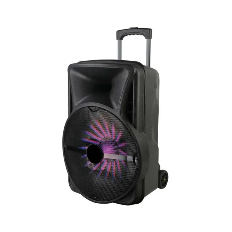 Преносима активна караоке тонколона AN-3308 8" с вграден усилвател и микрофонен вход 50W