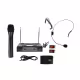Професионална система с 1 безжичен микрофон, 1 микрофон диадема RY-210D