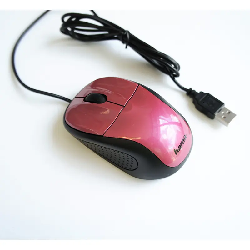 Оптична мишка розова USB DPI=800