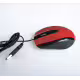 Оптична мишка червена USB DPI=800