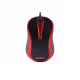 Оптична мишка N-360, черно-червена, USB, DPI=1200