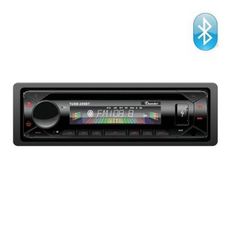 Автомобилен радио MP3 плеър с падащ панел TSUB-209BT, AUX, FM, SD, USB, BLT, 4x35W, 12V
