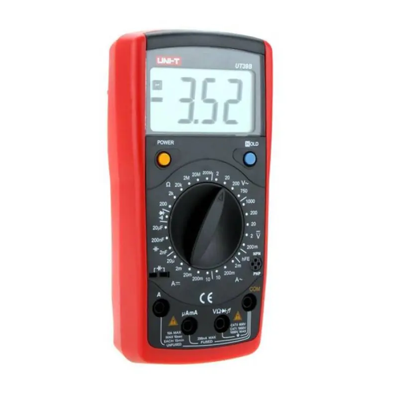 Мултицет със зумер UT-39B VAC/VDC | ADC/VDC | OHM | F