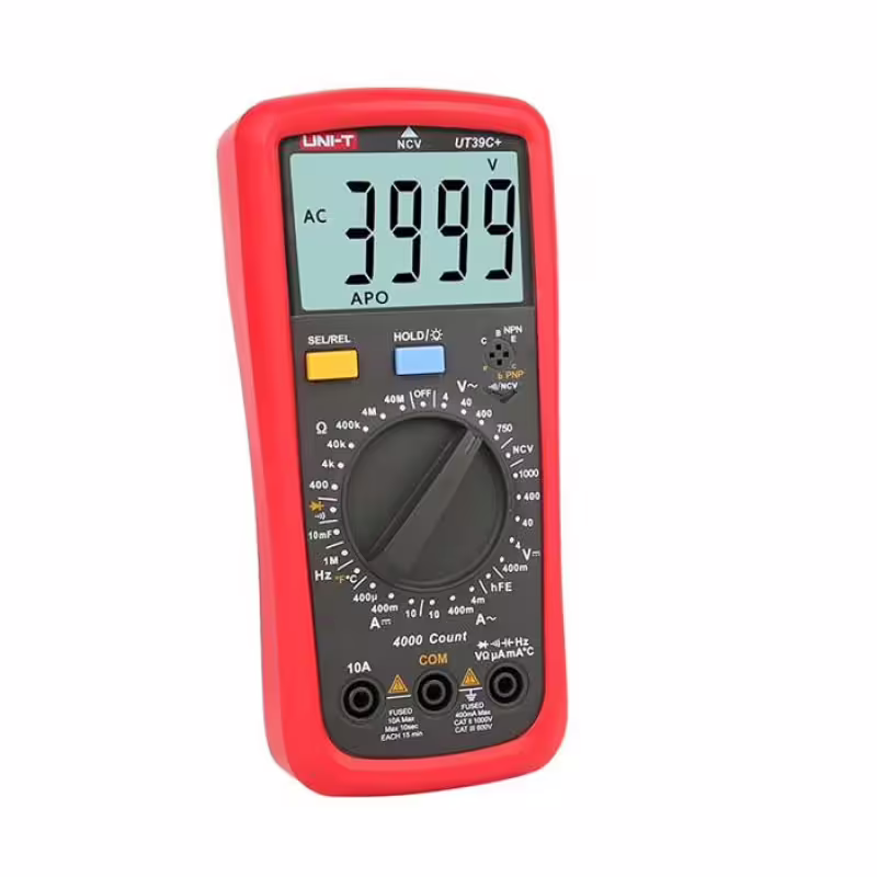 Мултицет със зумер UT-39C+ VAC/VDC | ADC/VDC | OHM | F | Hz | &deg;C | NCV