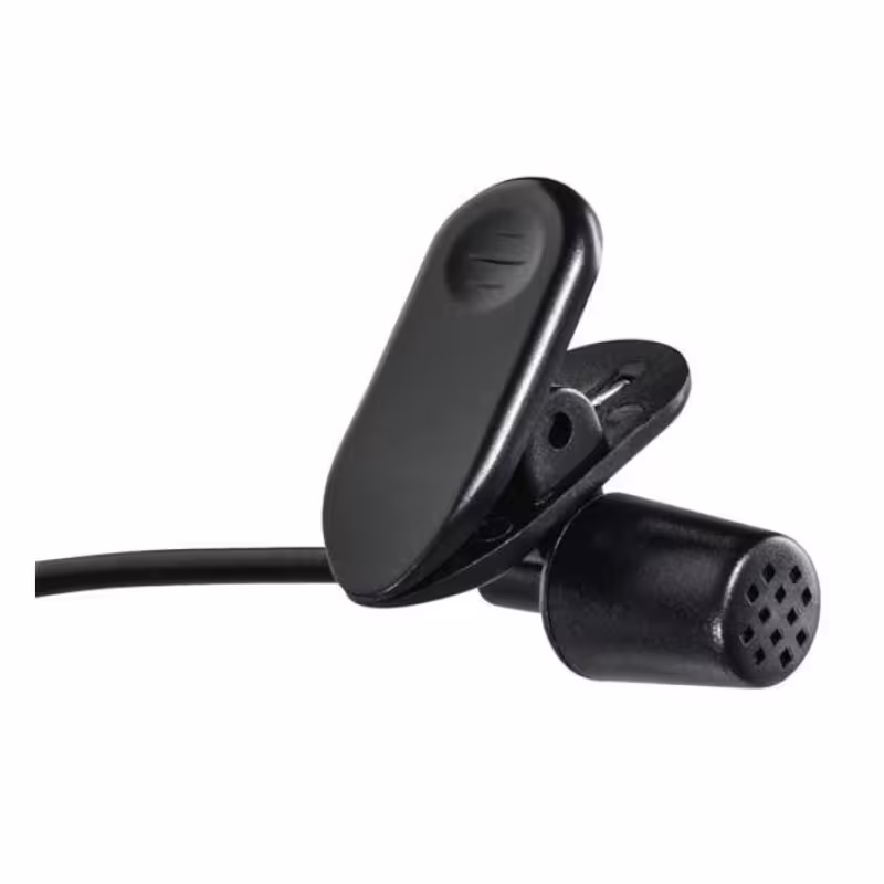 Мини микрофон динамичен HAMA за ревер с щипка, клипс 2m