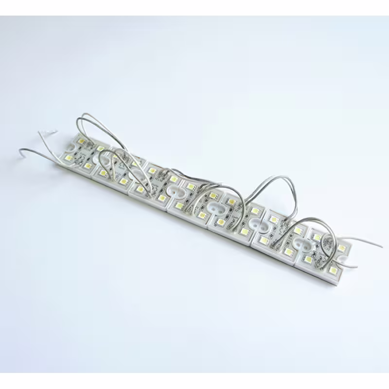 Светодиодна лайсна с 4 диода самозалепваща бяла 12V 0,9W 