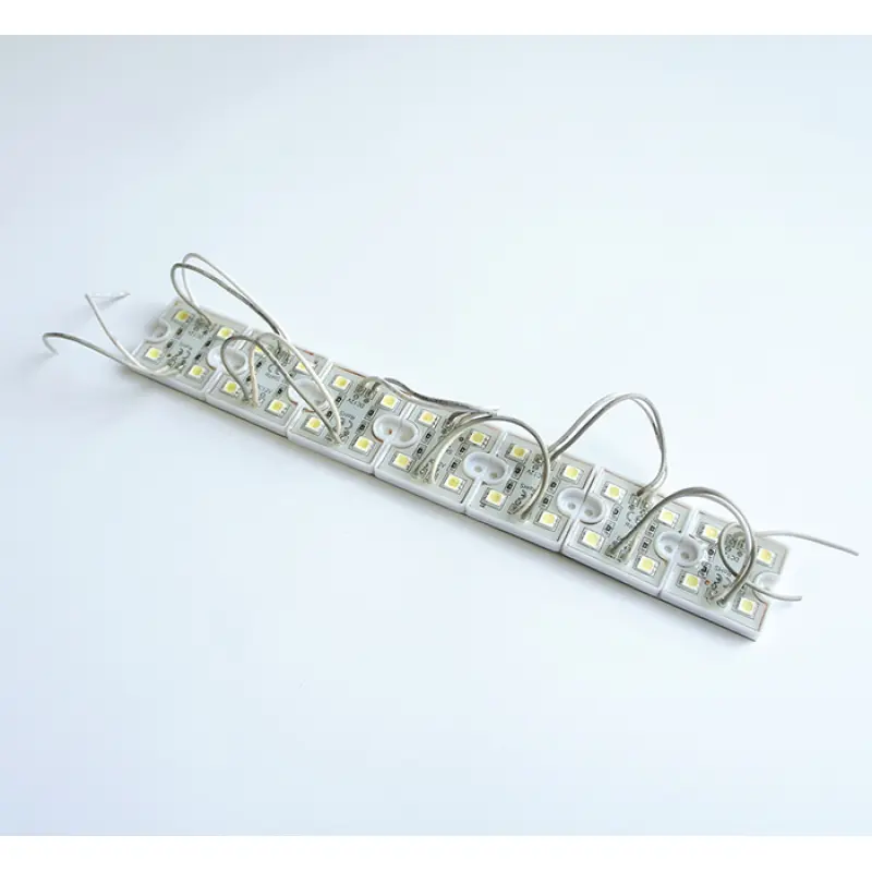 Светодиодна лайсна с 4 диода самозалепваща бяла 12V 0,9W 