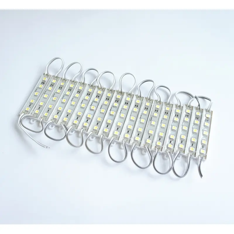 Светодиодна лайсна с 5 диода самозалепваща бяла 12V 1,2W