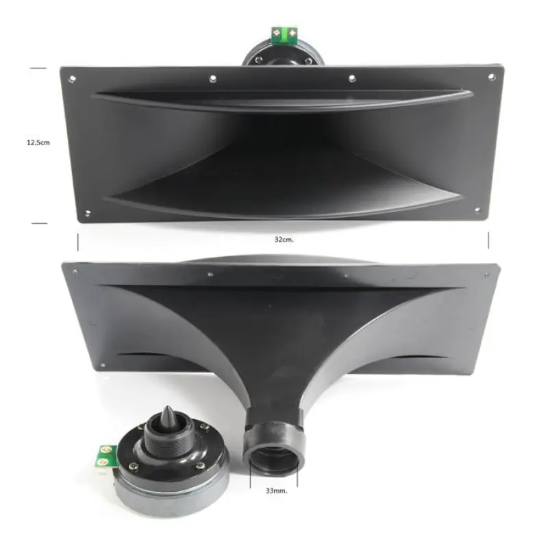 Високочестотен говорител F18, динамичен, пищялка, 30W, 8Ohm, 320x125mm