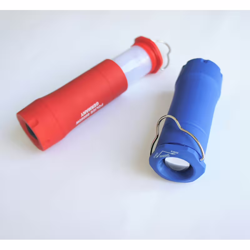 Малък къмпинг LED фенер с касета за батерии 3xAAA 1,5V